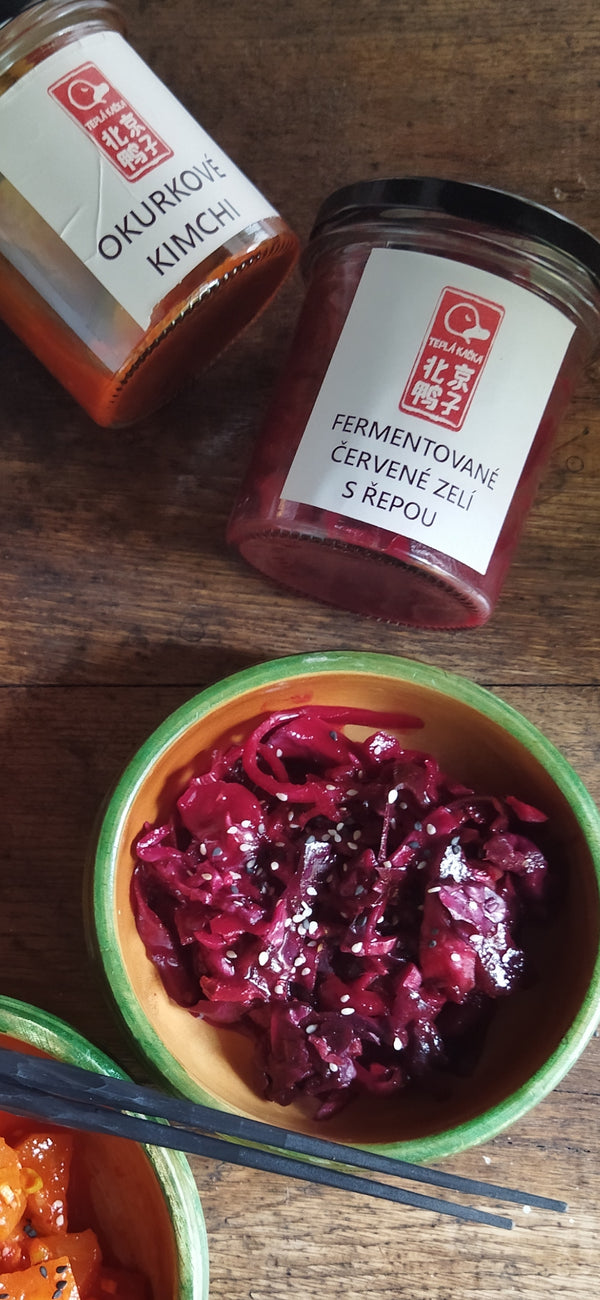 Fermentované červené zeli s řepou